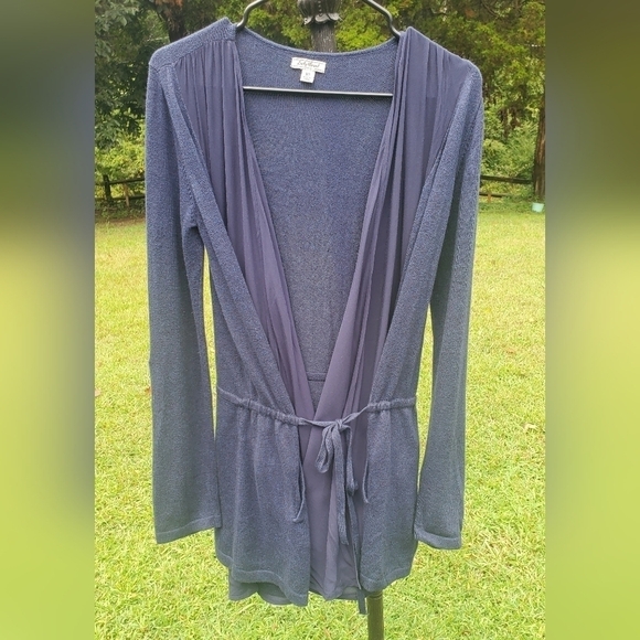 Bundle Only: Lucky‎ Brand Open Front Adjustable Tie-Waist Cardigaan Blue Sz XS. - Picture 5 of 12